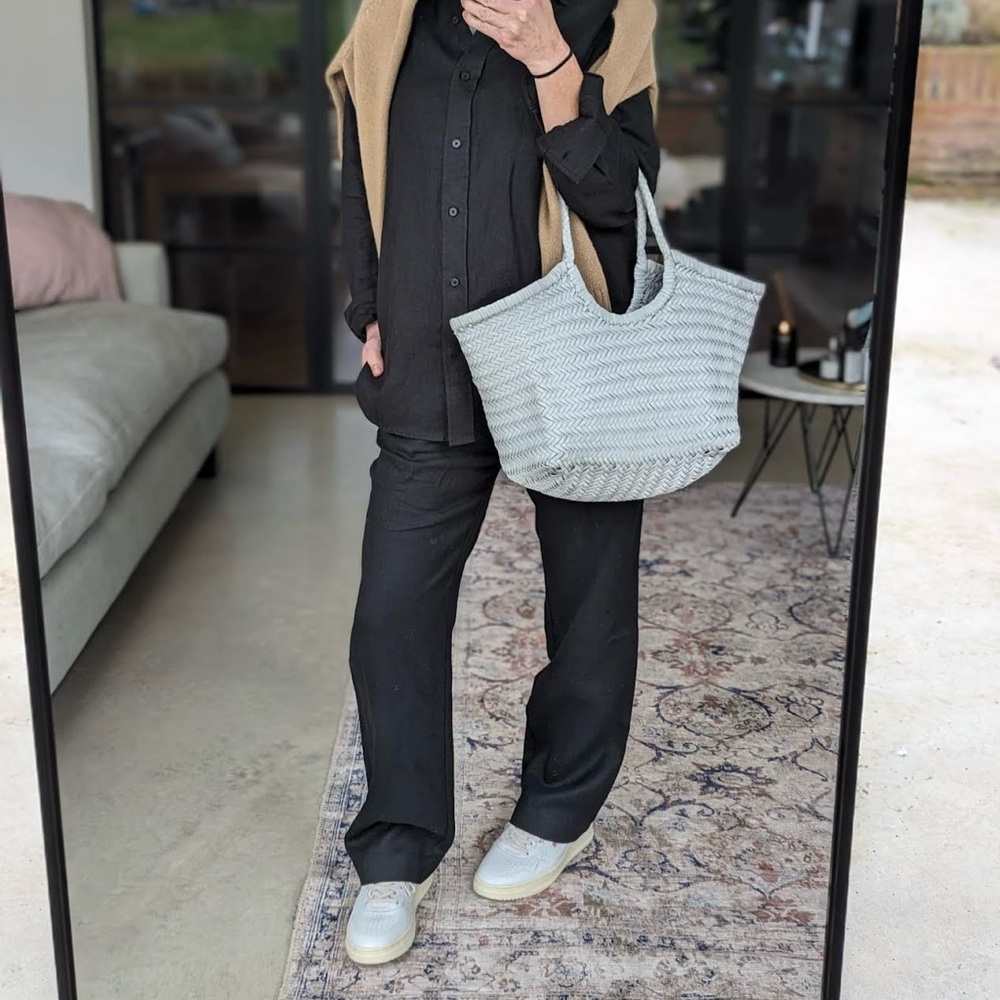 Samsoe & Samsoe Hoys String Linen Pants Trousers Black
